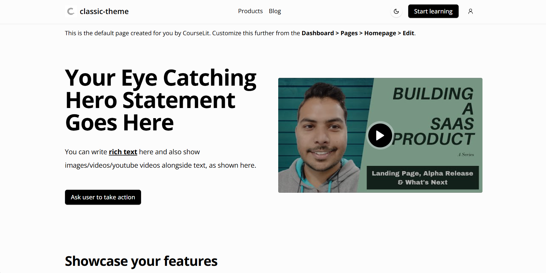 Classic Theme Preview