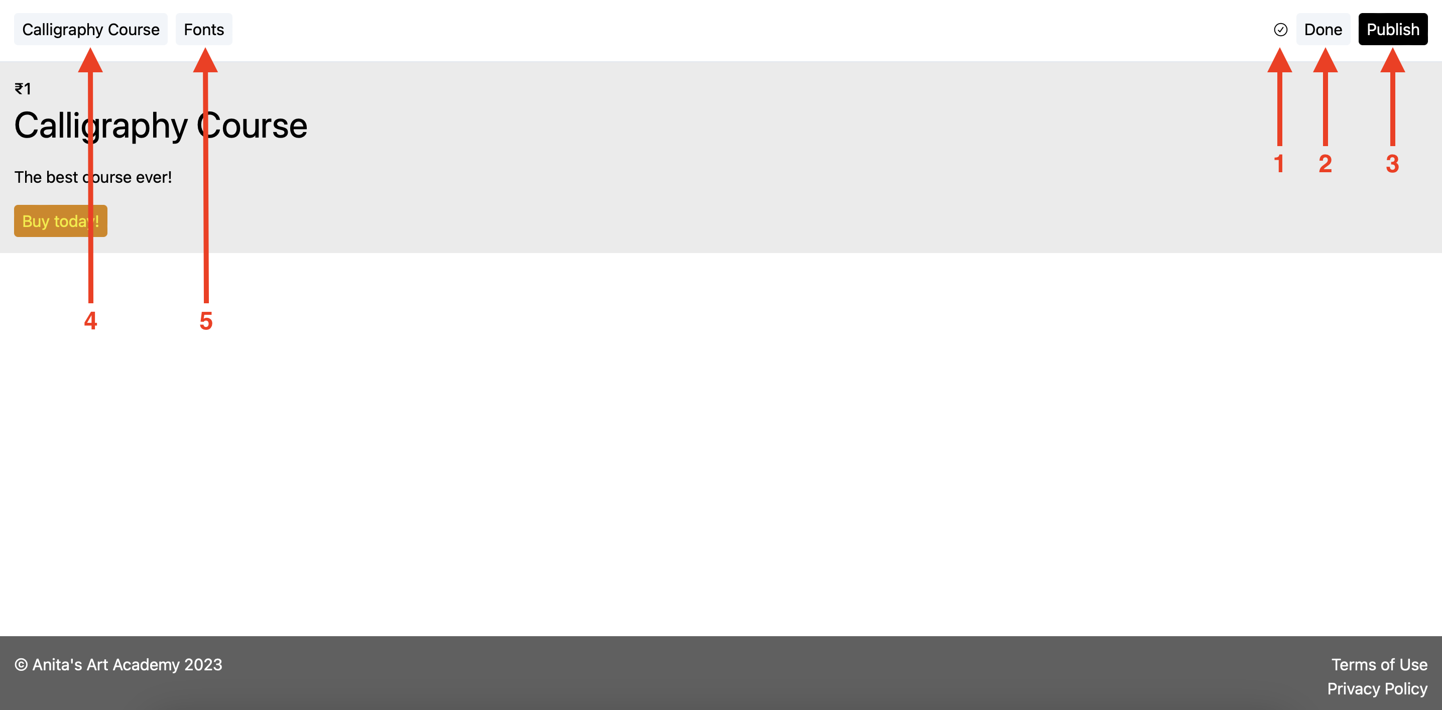 CourseLit No-code Page Builder